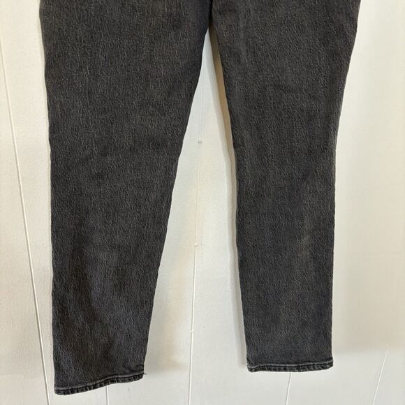 Madewell Perfect Vintage Jeans Black Denim Dark Wash Womens Size 24 High Rise - Picture 6 of 14